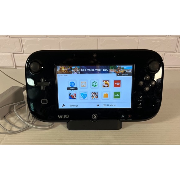 Nintendo Other - Nintendo Wii U GamePad Controller Unisex OS Black WUP-010 USA